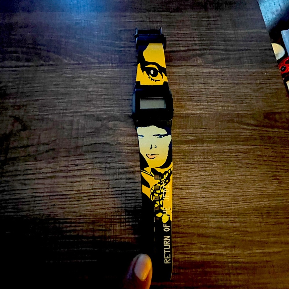 Collectible Star Wars Return of the Jedi digital watch.